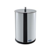 Basurero con tapa inox  Brinox.