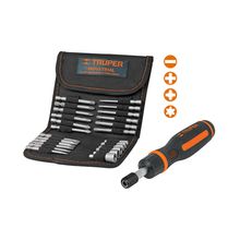 Juego de desarmador matraca 26 piezas Truper