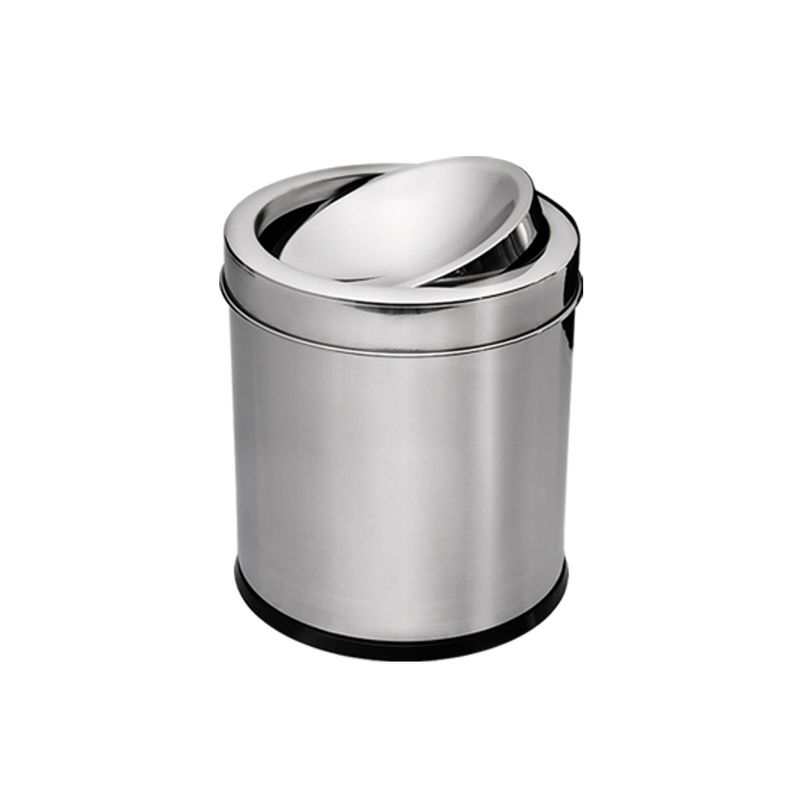 Basurero-En-Acero-Inoxidable-Con-Tapa-Basculante-Ø-155X17-Cm---32-Lt-Decorline-2-2517
