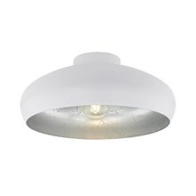 Lámpara de techo MOGANO acero Blanco/Cobre 1 luz 60w Eglo