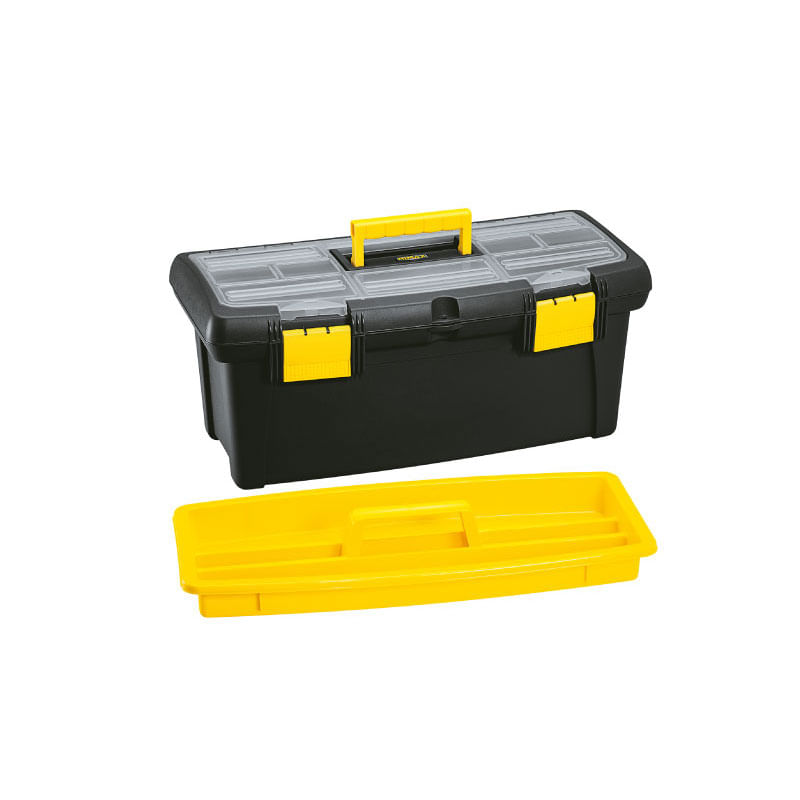 Caja organizadora pequeña de 3 niveles color negro, Rimax - Rimax