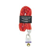 Cadena de acero de 3 pies y cerradura Master Lock