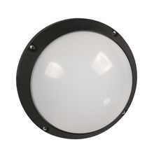Lampara de Pared LED 7w. p/exterior acabado negro 120v.