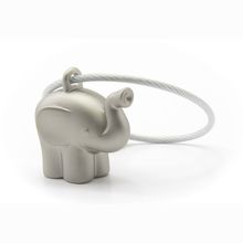 Llavero Elefante Pequeño Plateado Troika