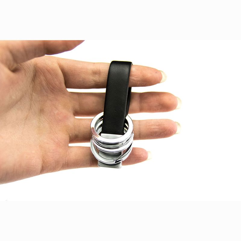 Llavero-Lazo-de-Cuero-Twister-Negro-Troika-3-6045