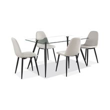 Mesa de Comedor MAARTEN patas negras Impulse
