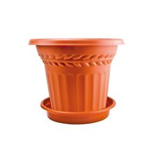 Maceta Grecca #6 c/base Reyplast