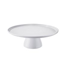 Plato-pedestal para torta 32,5 cm. blanco Coza