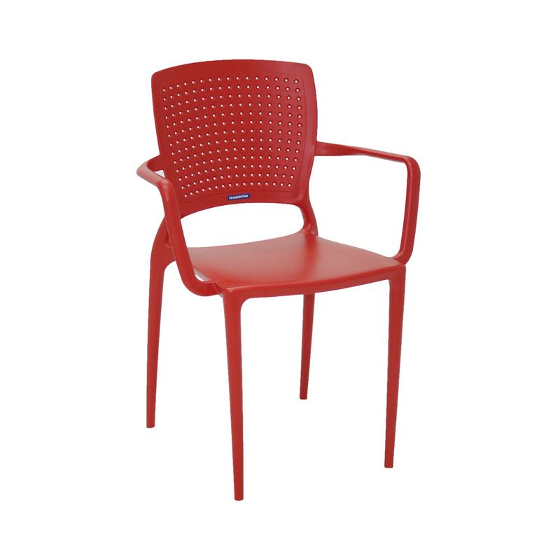 Silla-SAFIRA-con-brazos-color-Rojo-Tramontina-2-8508