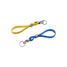 Llavero de silicona azul Nite Ize