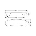 Jalador-para-mueble-fucsia-de-plastico-172x29-mm-3-8681