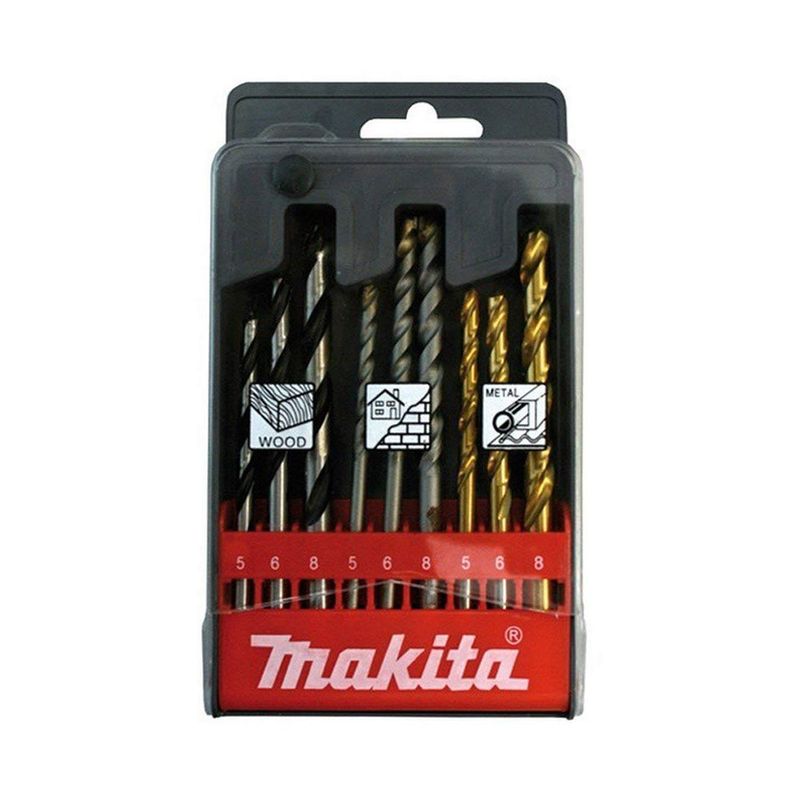 Juego-de-brocas-para-Madera-Metal-Ladrillo-9-piezas-Makita-2-8959
