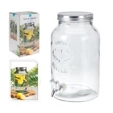 Dispensador de bebidas de vidrio 5.5 litros