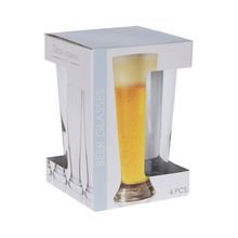 Vasos de cervezas 4 piezas 370ML