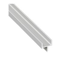 Perfil de aluminio color plata 2500mm