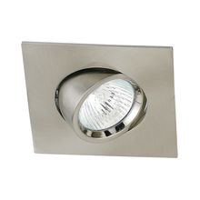 Plafón acabado Níquel Satinado 50w 1 luz Aluminio Lumicentro