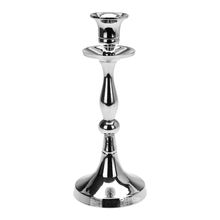 Candelabro Plateado 27 cm.