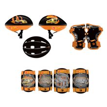 Set de Casco y Protectores Hot Wheels