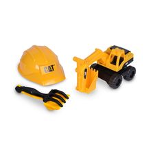 Cat set vehiculo con casco 10"