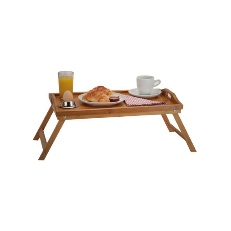 Bandeja de cama de madera bamboo 50x30 cm.