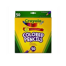 Lapices de Colores Largos 50 piezas Crayola