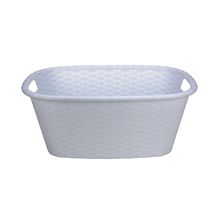 Cesta de Lavandería 60cm colores Blanco/Negro