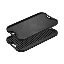 Plancha rectangular reversible de hierro fundido Lodge