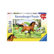 Rompecabezas de caballo 2x24 pzas Ravensburger