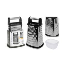 Rallador de acero inoxidable con bandeja