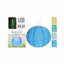 Bola de papel con led solar