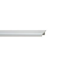 Jalador p/gabinetes aluminio plateado 2500mm.