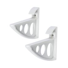 Soporte para repisa VANGARD 2 unidades color Blanco Prat-k