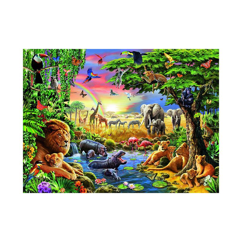Puzzle-Noche-en-la-Selva-300pz-XXL-13073-Ravensburger-2-15579