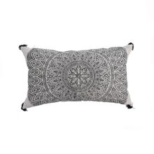 Cojin mandala color gris 30x50 Cm