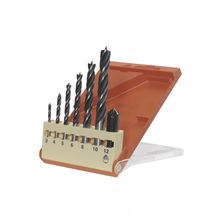 Set d/brocas p/madera 3-10mm(7 pzas)