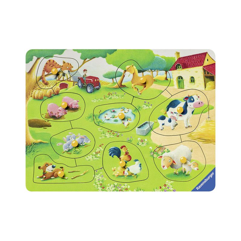 Granja-de-Animales-9pzas-madera-Ravensburger-1-16191