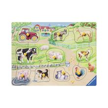 Mañanas en la Granja 10pzas madera Ravensburger