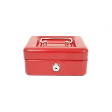 Caja de dinero 15x11x7 cm roja
