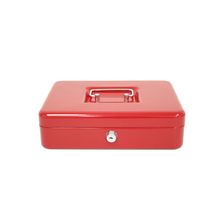 Caja de dinero 25x18x7 cm roja
