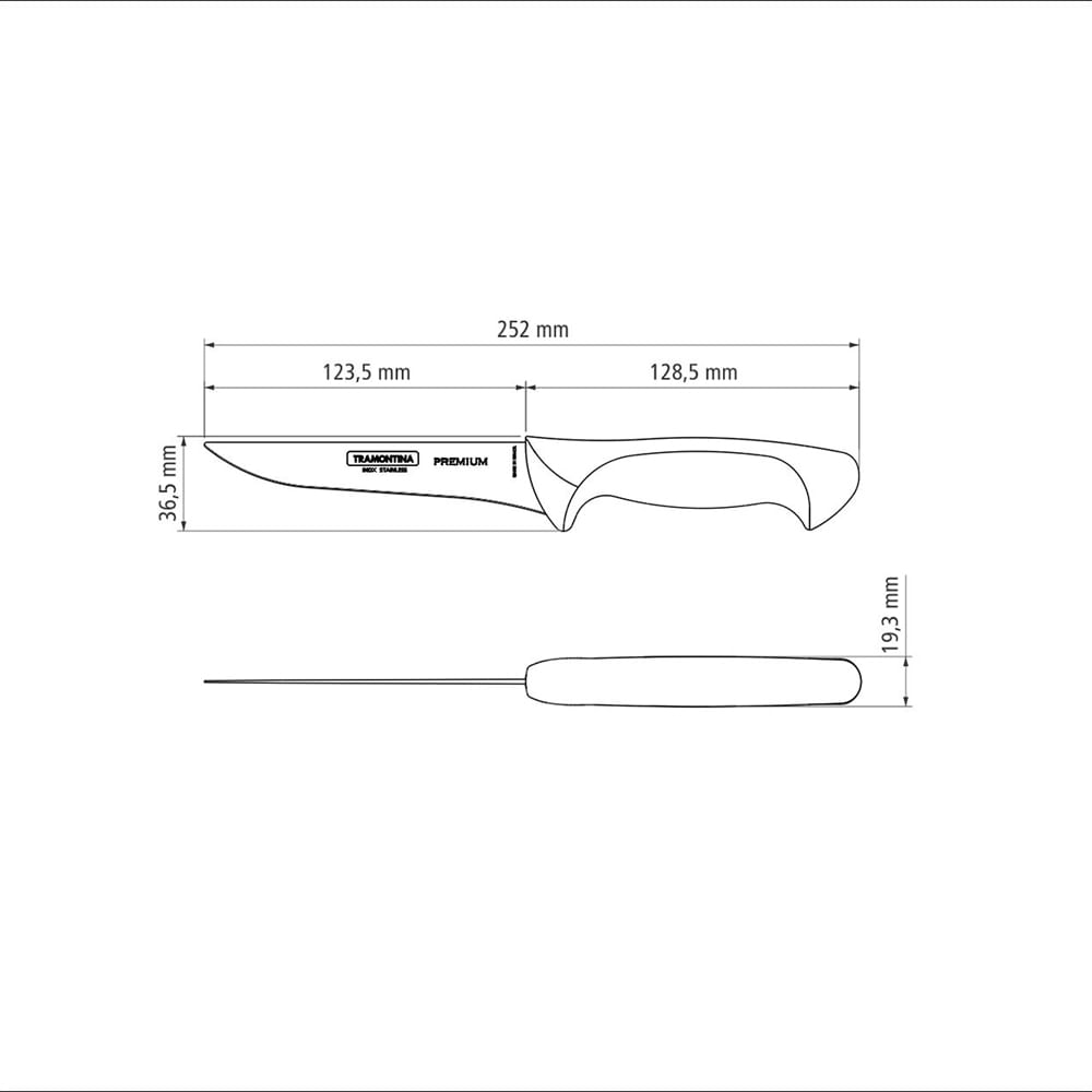 Servicio de remover 5mm empuñadura de un cuchillo de cocina en