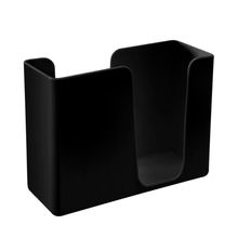 Servilletero de plastico negro