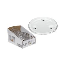 Porta vela transparente 10cm