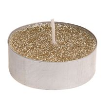 Velas tealights oro set de 3 unidades