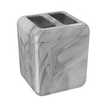 Porta cepillo cube marmol blanco