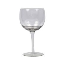 Copa comun transparente/plata 4 piezas H23,8 Cm