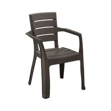 Silla con brazos BARU color Wengue