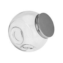 Frasco de Cristal con tapa de metal 16cm