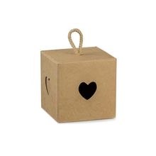 Caja diseño Corazón 5x5x5cm