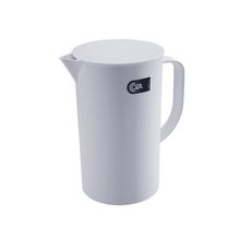 Jarra de plástico con tapa 2,00l casual Blanco