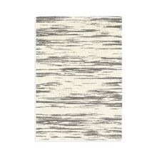 Alfombra Fjord Beige Con Lineas Negras 120x170cm